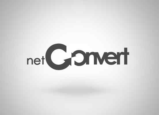 NetConvert logó tervezés